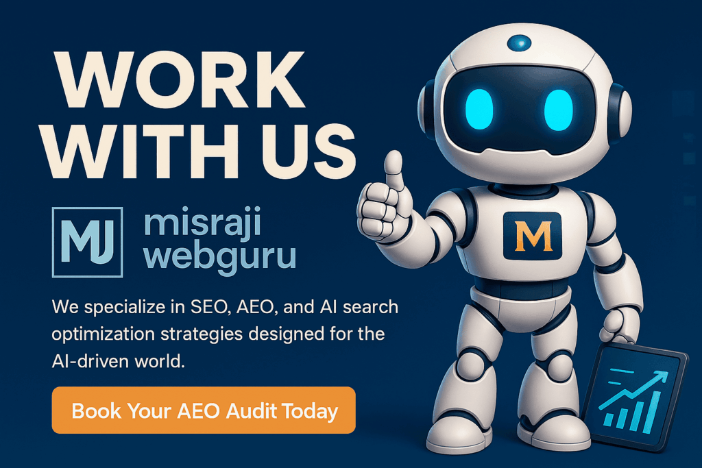 Answer Engine Optimization (AEO): The Powerful Missing Link in AI Search Optimization 3 MisraJi1