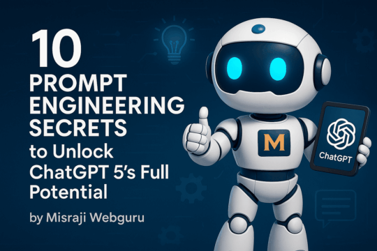 Home 42 Prompt Engineering secrets for ChatGPT 5 with MisraJiWebGuru