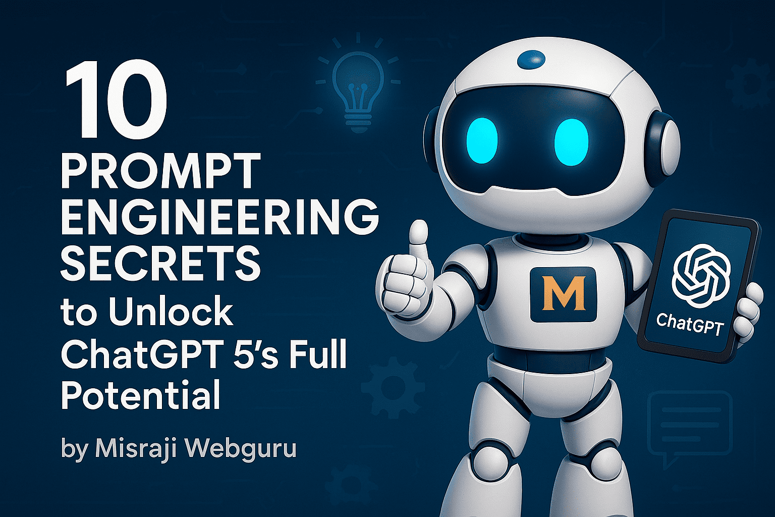 Prompt Engineering secrets for ChatGPT 5 with MisraJiWebGuru