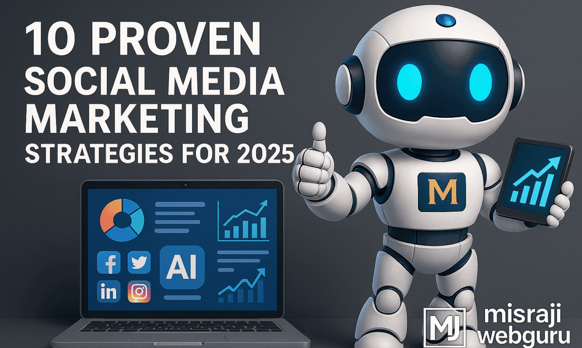 Social Media Marketing strategies dashboard 2025