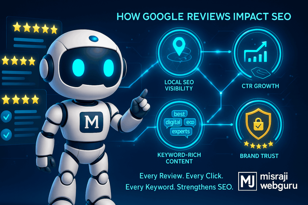 Google Reviews and SEO in 2025: The Secret Connection You Can’t Ignore 4 How Google Reviews Impact SEO Rankings by MisraJiWebGuru