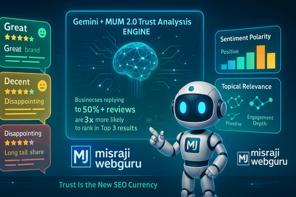 Google Reviews and SEO in 2025: The Secret Connection You Can’t Ignore 5 The Science Behind Reviews and Algorithmic Trust by MisraJiWebGuru