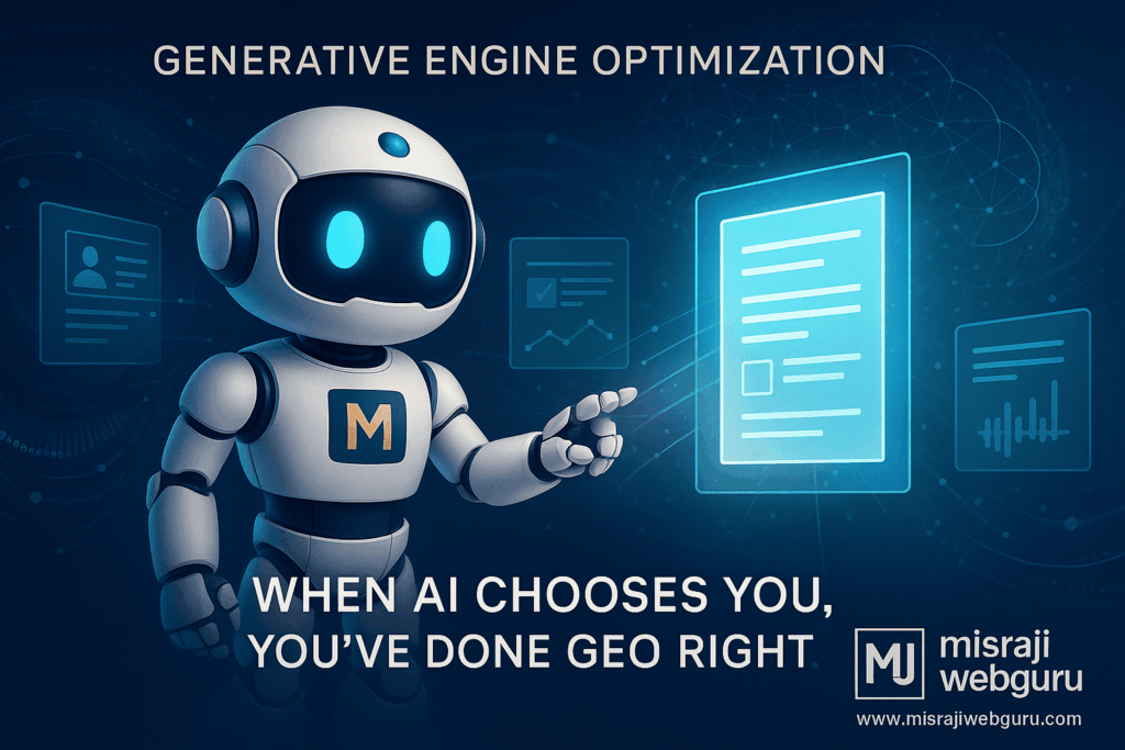 Generative Engine Optimization by MisraJiWebGuru