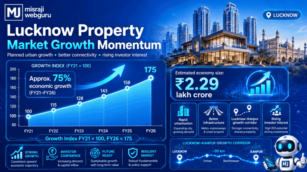 Lucknow Property Market Growth by MisraJiWebGuru